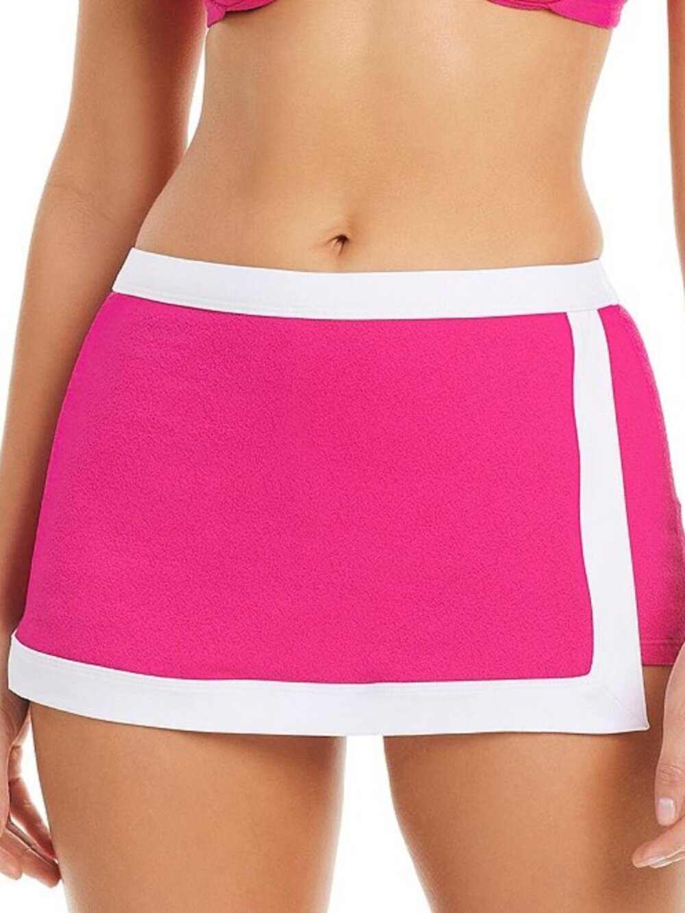 NWT Bleu Rod Beattie I'm With The Band Skirted Boy Short Swim Bottom